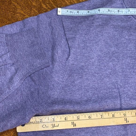 XXL Peter Millar 1/4 Zip Periwinkle Blue Sweater Great Condition Zipper Pull XX - Picture 11 of 16